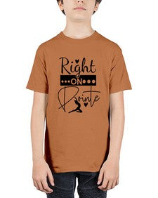 Right on pointe 182# - ballet - Youth Tee Unisex