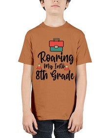 Roaring My Into eighth Grade 757# - eighth grade - Youth Tee Unisex
