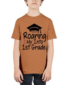 Roaring My Into first Grade 759# - first grade - Youth Tee Unisex