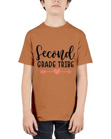 Second Grade Tribe 837# - second grade - Youth Tee Unisex