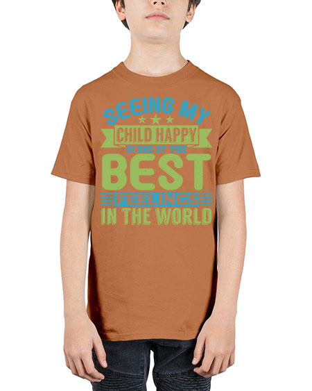 Seeing my child happy is the Best Feeling Style 201# - baby - Youth Tee Unisex