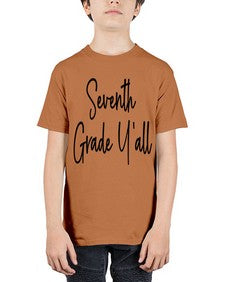 Seventh Grade Yall 870# - seventh grade - Youth Tee Unisex
