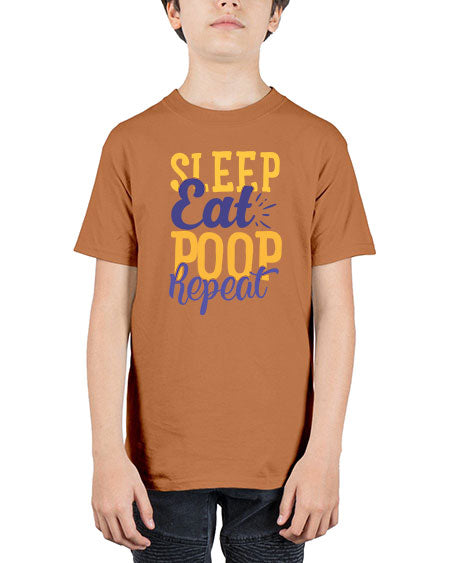 Sleep Eat Poop Repeat Style 206# - baby - Youth Tee Unisex