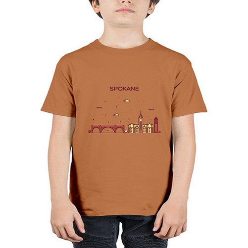 Spokane 1880# - cities - Youth Tee Unisex