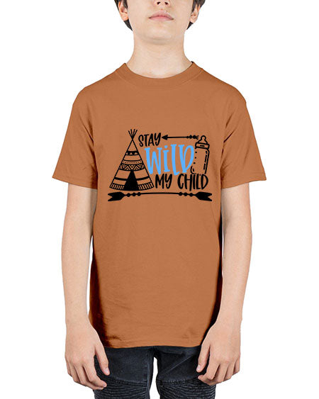 Stay Wild My Child Style 448# - baby - Youth Tee Unisex