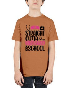 Straight Outta Nursing Style Style 1426# - nurse - Youth Tee Unisex