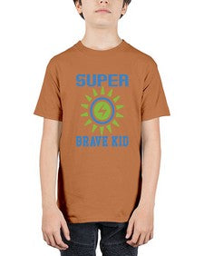 Super brave kidd 240# - cartoon super hero - Youth Tee Unisex