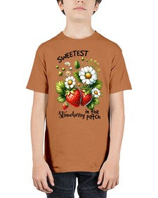 Sweetest Strawberry In The Patch 1598# - strawberry - Youth Tee Unisex