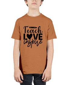 Teach love inspire 1442# - teacher - Youth Tee Unisex