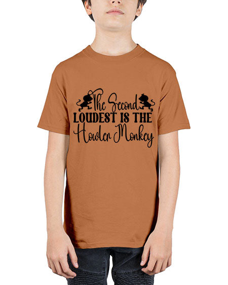 The second loudest is the  - monkey - Youth Tee Unisex