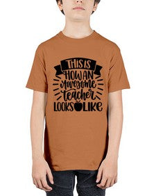 This Is How An Awesome Style 1542# - teacher - Youth Tee Unisex