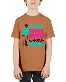 This Superhero Wears Scrubs Style Style 1564# - nurse - Youth Tee Unisex