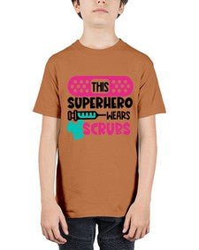 This Superhero Wears Scrubs Style Style 1565# - nurse - Youth Tee Unisex