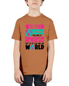 To The World You Are A Nurse But To Us You Are The World Style Style 1576# - nurse - Youth Tee Unisex