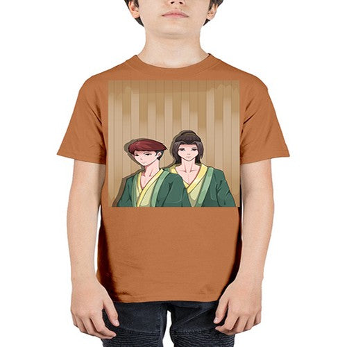 Two man in a hot spring 18# - anime - Youth Tee Unisex