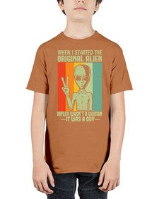 When I started the original alien 45# - ufo - Youth Tee Unisex