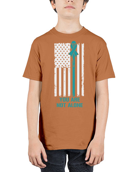 You Are Not Alone PTSD 1# - PTSD - Youth Tee Unisex