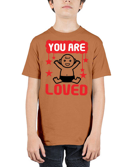 You are loved Style 241# - baby shower - Youth Tee Unisex