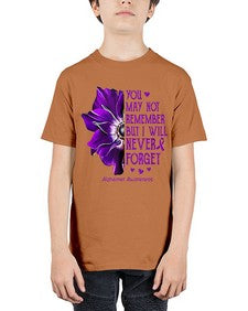 You may not remember but I will never forget alzheimer 223# - alzheimers - Youth Tee Unisex