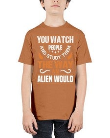 You watch people and stufey them 47# - ufo - Youth Tee Unisex