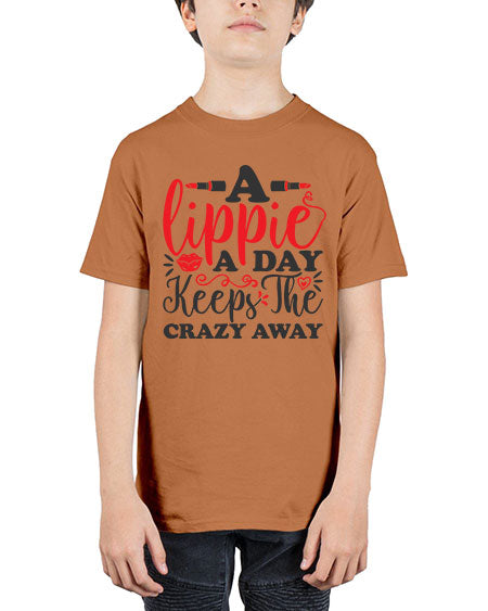 a lippie a day keeps the crazyaway Style 166# - beauty - fashion - Youth Tee Unisex