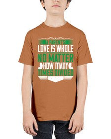 a parents love is whole no matter how many times divided 29# - parents day - Youth Tee Unisex