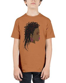 african girl 89# - black girls or women - Youth Tee Unisex