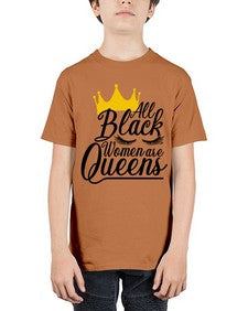 all black women are queens Style 65# - black girls or women - Youth Tee Unisex
