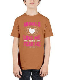 animals love me 27# - vegan - Youth Tee Unisex