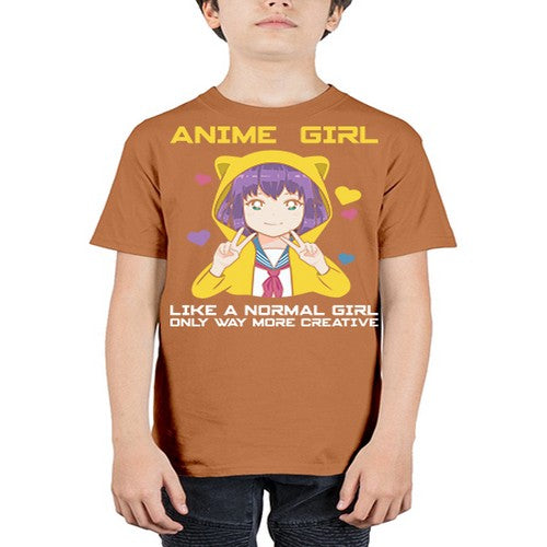 anime girl like a normal girl209# - anime - Youth Tee Unisex