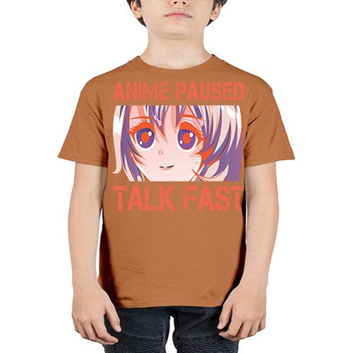 anime paused talk fast211# - anime - Youth Tee Unisex