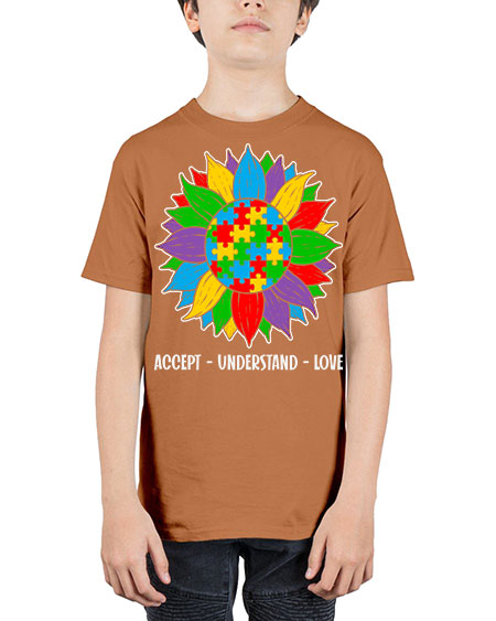 autism accept understand 7# - autism - Youth Tee Unisex