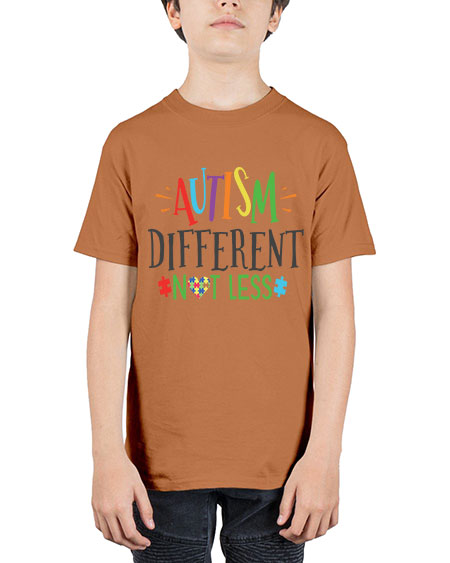 autism different not less Style 5# - autism - Youth Tee Unisex