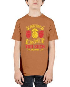 being vegan just gives you such great karma 53# - vegan - Youth Tee Unisex