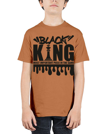 black king 214# - black words and phrases - Youth Tee Unisex