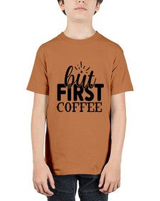 but first coffee 697# - tea - Youth Tee Unisex