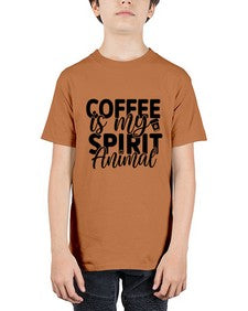 coffee is my spirit animal 820# - tea - Youth Tee Unisex
