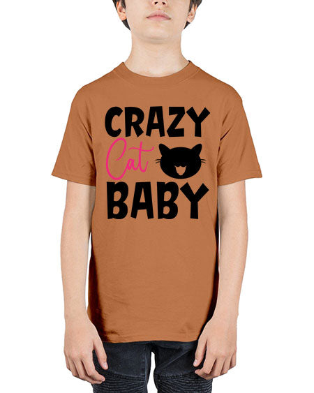crazy cat baby Style 66# - baby - Youth Tee Unisex