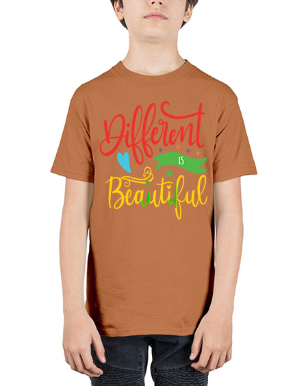 different is beautiful Style 11# - autism - Youth Tee Unisex