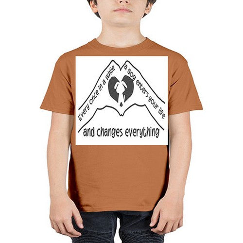 dog changes everything 75# - dogs - Youth Tee Unisex