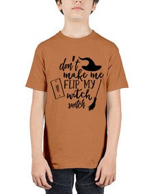 dont make me flip my witch switch 44# - witch - Youth Tee Unisex