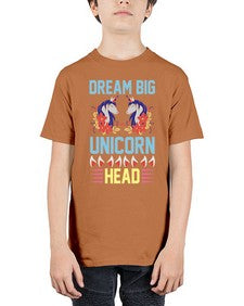 dream big unicorn head 99# - unicorn - Youth Tee Unisex