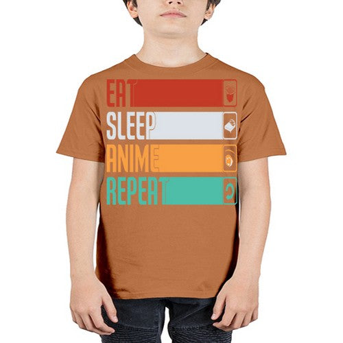 eat sleep anime repeat225# - anime - Youth Tee Unisex