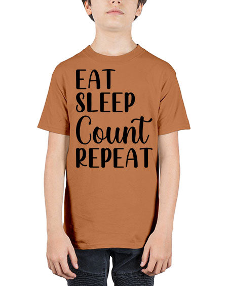 eat sleep count repeat 735# - pharmacist - Youth Tee Unisex