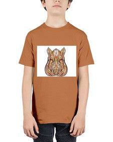 ethnic boar 417# - mandala - Youth Tee Unisex