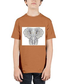 ethnic elefant 422# - mandala - Youth Tee Unisex