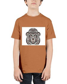 ethnic monkey 431# - mandala - Youth Tee Unisex