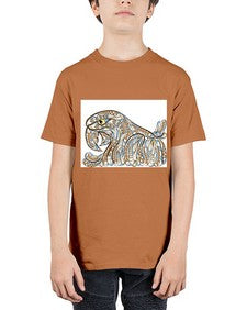 ethnic parrot 435# - mandala - Youth Tee Unisex