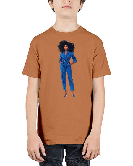 fashion girl in indigo 38# -  fashion - Youth Tee Unisex