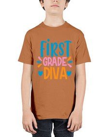 first grade divaaa 130# - first grade - Youth Tee Unisex
